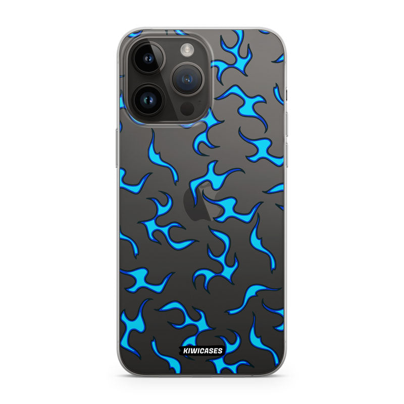 Blue Flames - iPhone 14 Pro Max