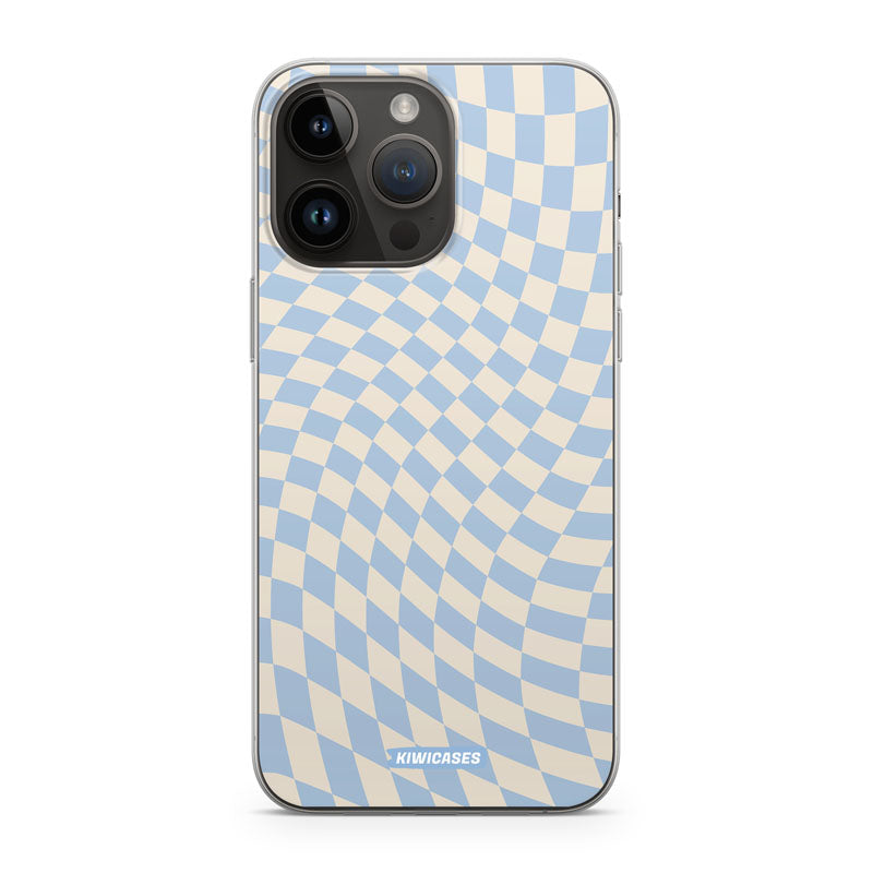 Blue Checkers - iPhone 14 Pro Max
