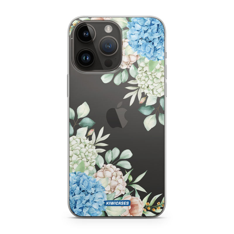 Blue Hydrangea - iPhone 14 Pro Max