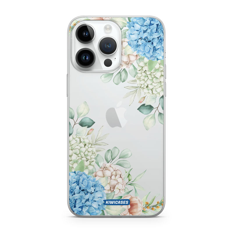 Blue Hydrangea - iPhone 14 Pro Max