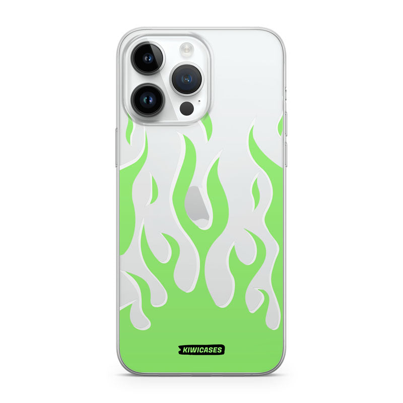 Green Fire - iPhone 14 Pro Max