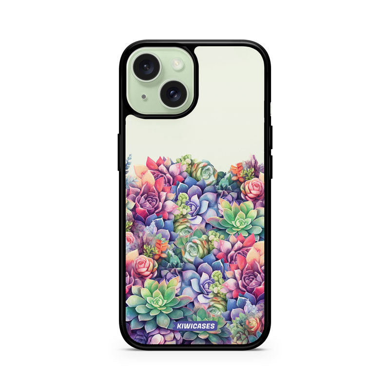 Dreamy Succulents - iPhone 15