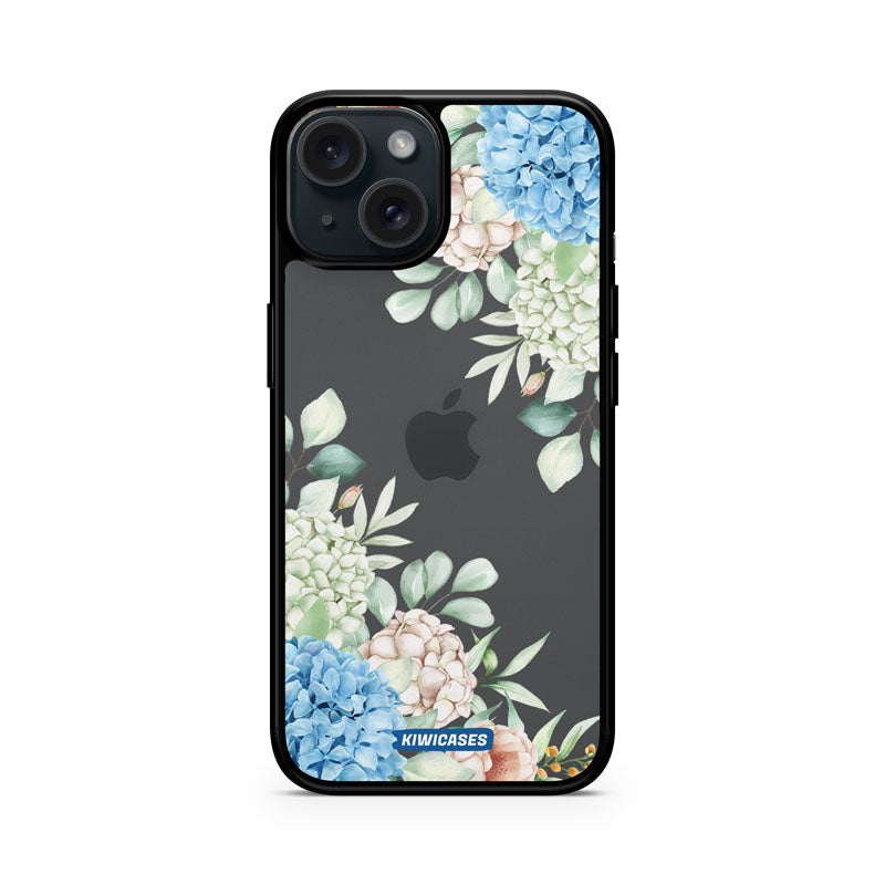 Blue Hydrangea - iPhone 15