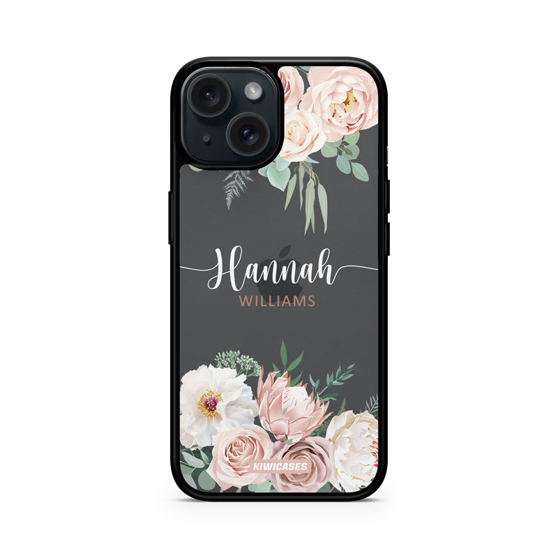 Dusty Pink Florals - iPhone 15 - Custom