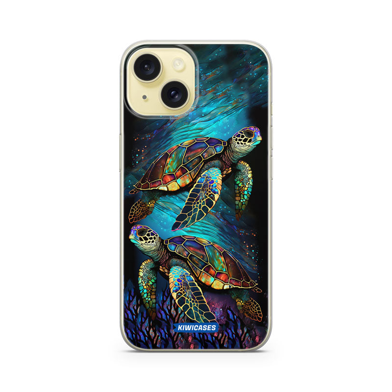 Turtles at Sea - iPhone 15