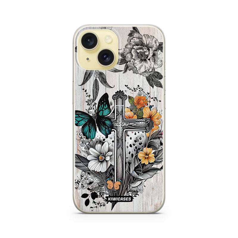 Butterfly Cross - iPhone 15