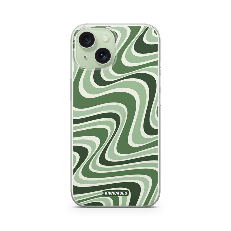 Wavey Green - iPhone 15
