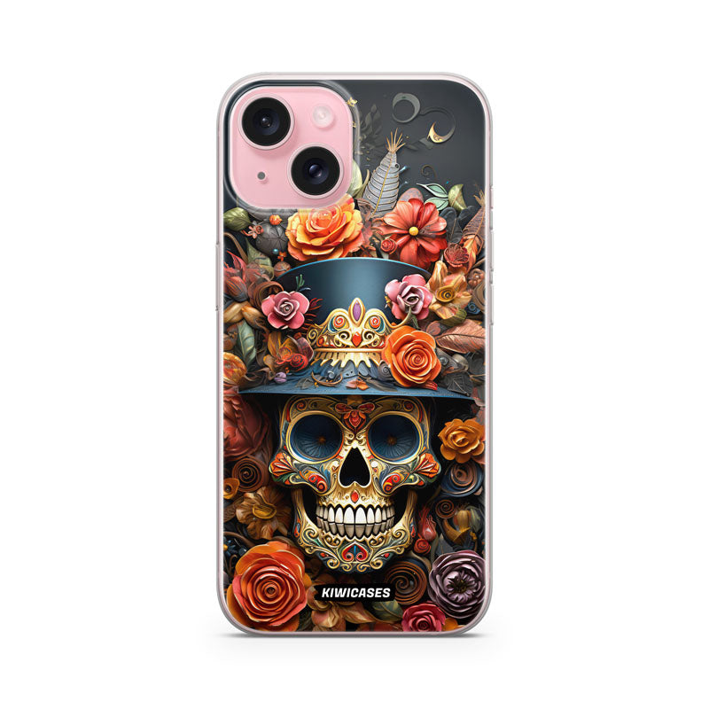 Top Hat Skull - iPhone 15
