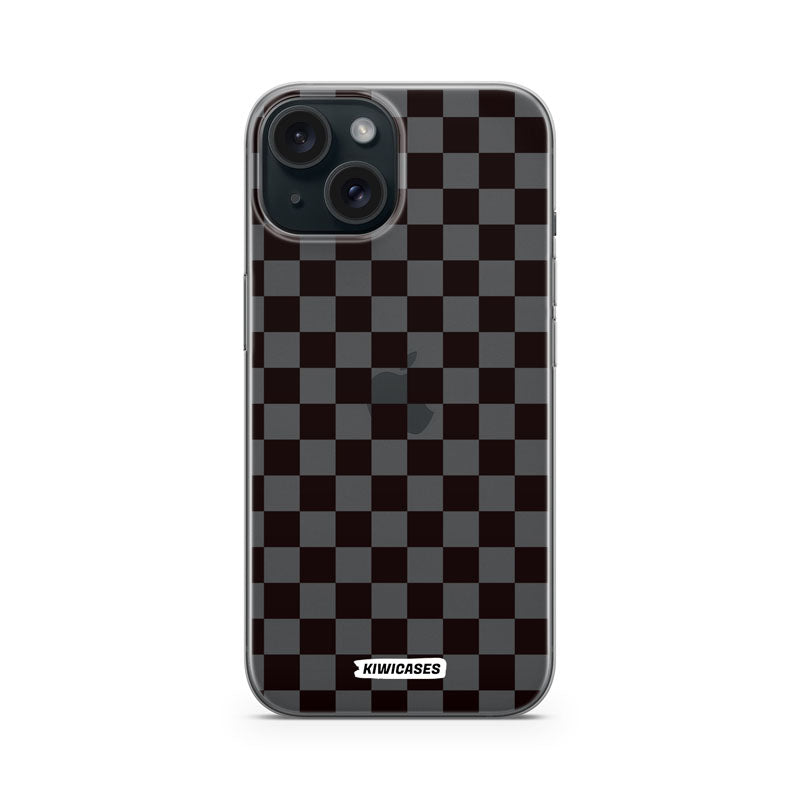 Black Checkers - iPhone 15