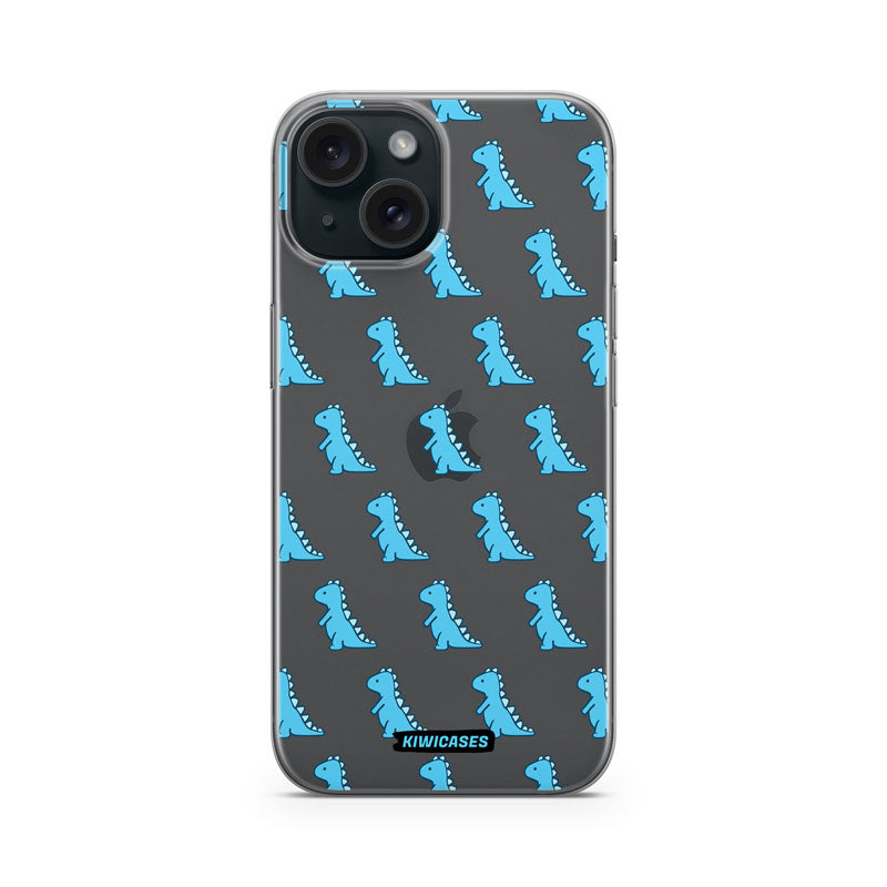 Blue Dinosaurs - iPhone 15