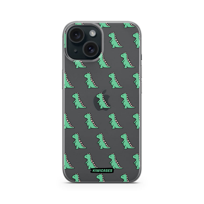 Green Dinosaurs - iPhone 15