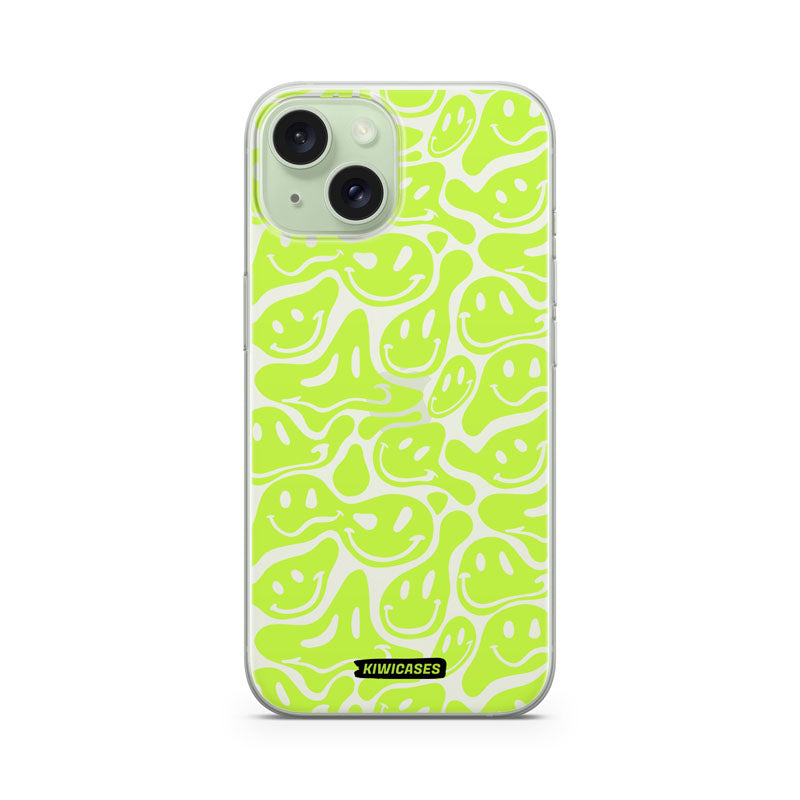 Green Acid Face - iPhone 15