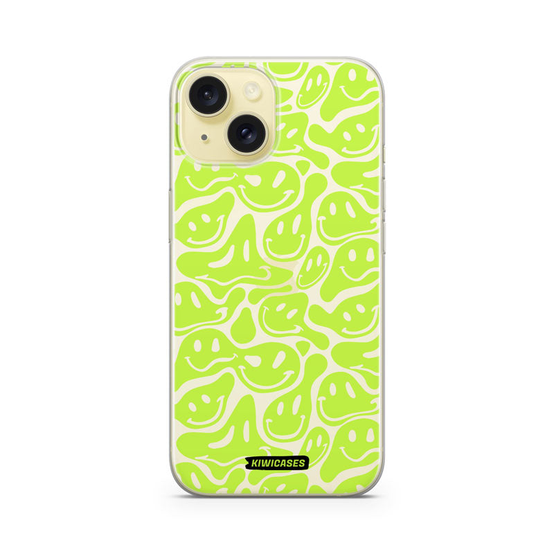 Green Acid Face - iPhone 15