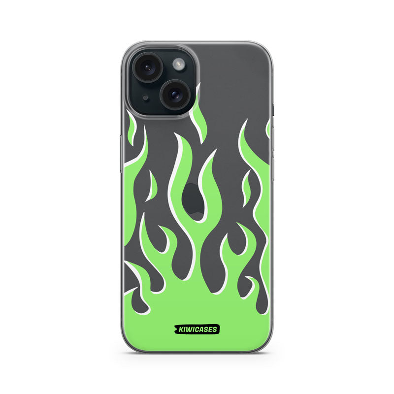 Green Fire - iPhone 15