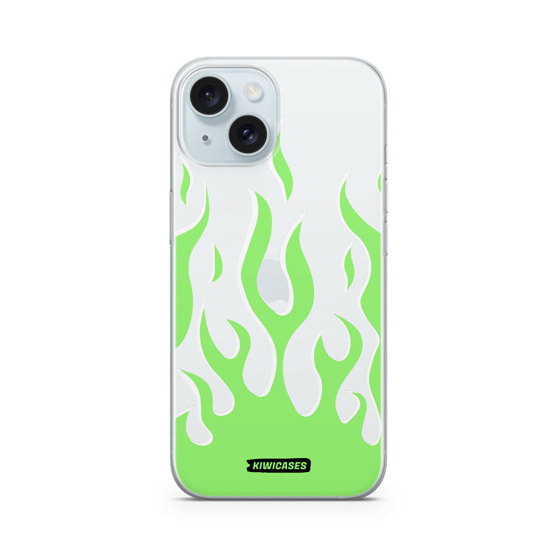 Green Fire - iPhone 15