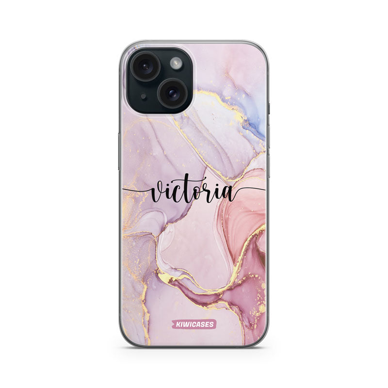 Lilac Watercolour - iPhone 15 - Custom