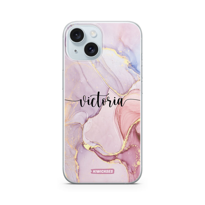 Lilac Watercolour - iPhone 15 - Custom
