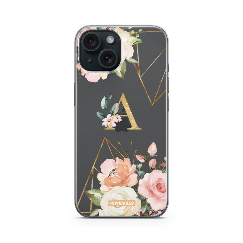 Floral Initials - iPhone 15 - Custom