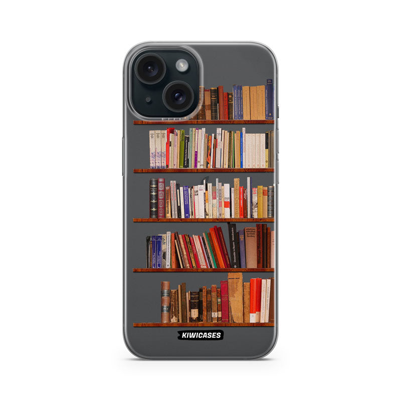 Library Bookshelf - iPhone 15
