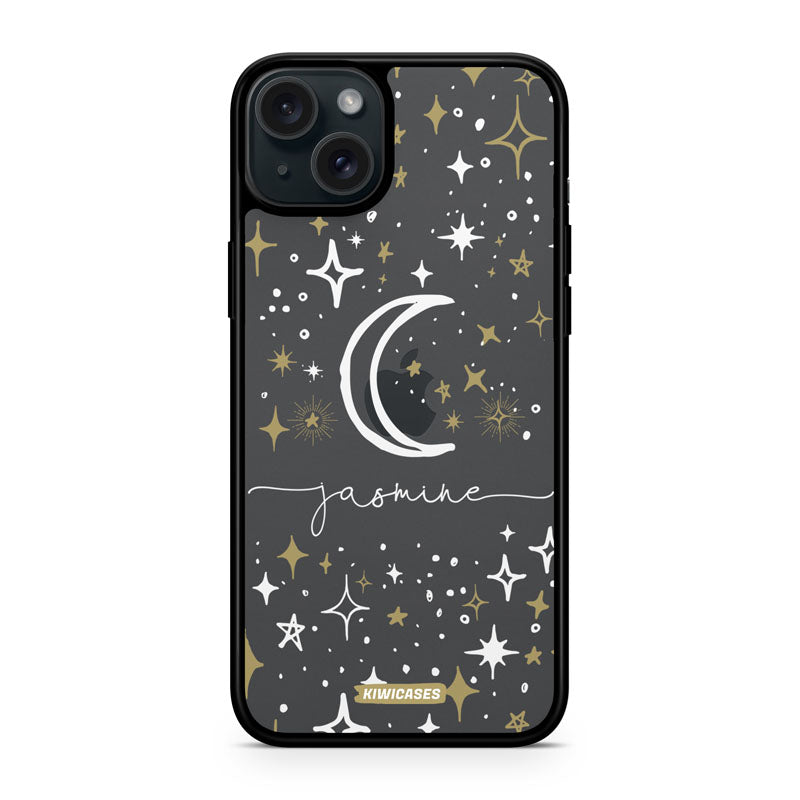 Moon and Stars - iPhone 15 Plus - Custom