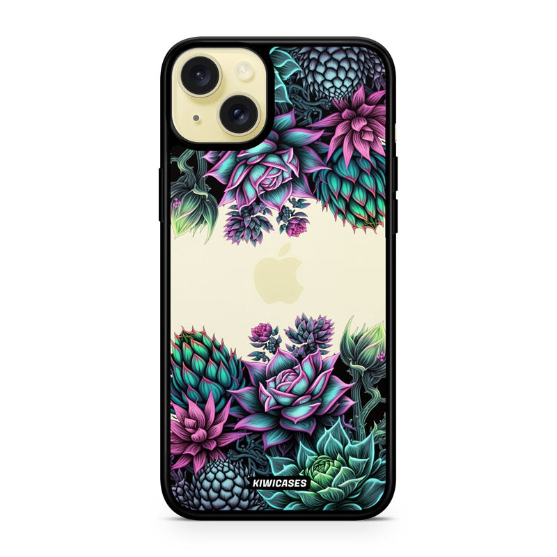 Neon Succulent - iPhone 15 Plus