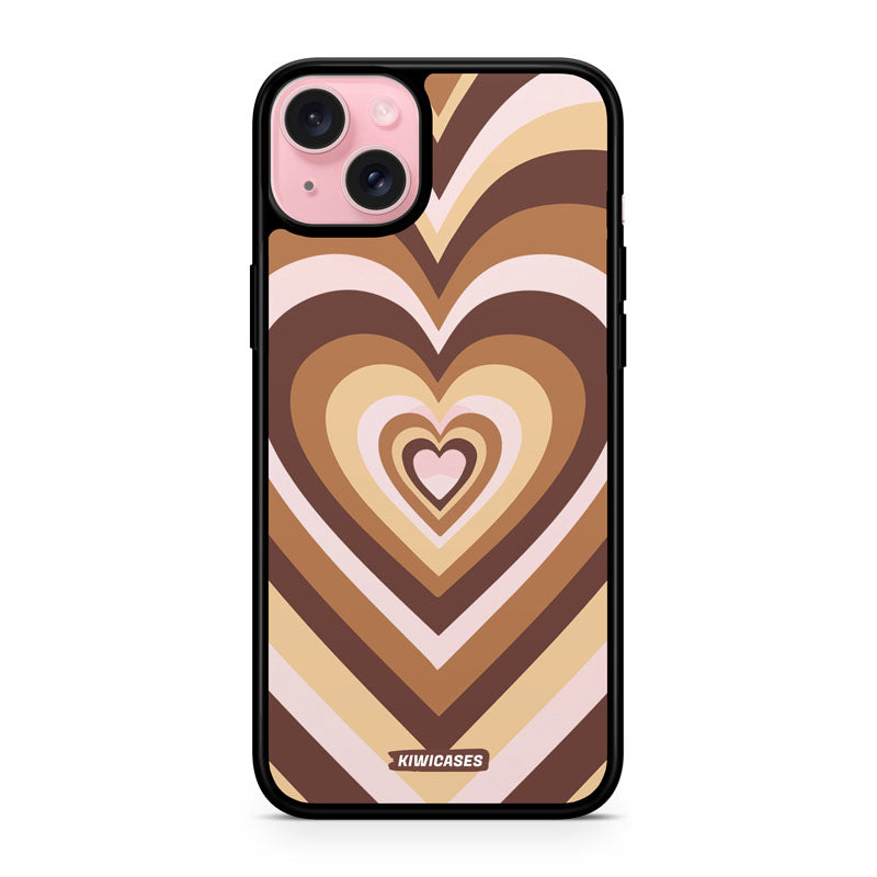 Latte Hearts - iPhone 15 Plus
