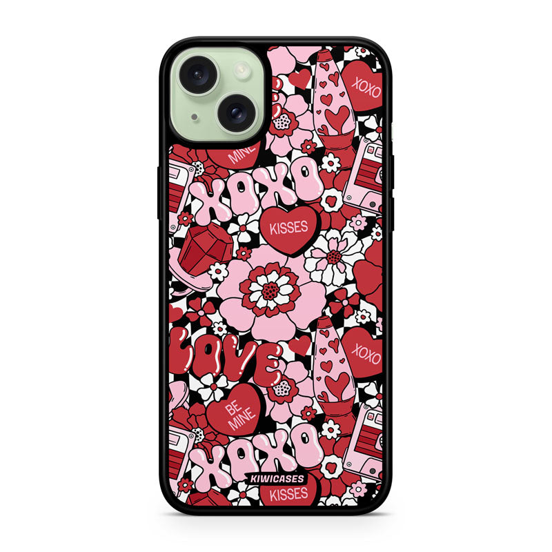 Groovy Valentine - iPhone 15 Plus