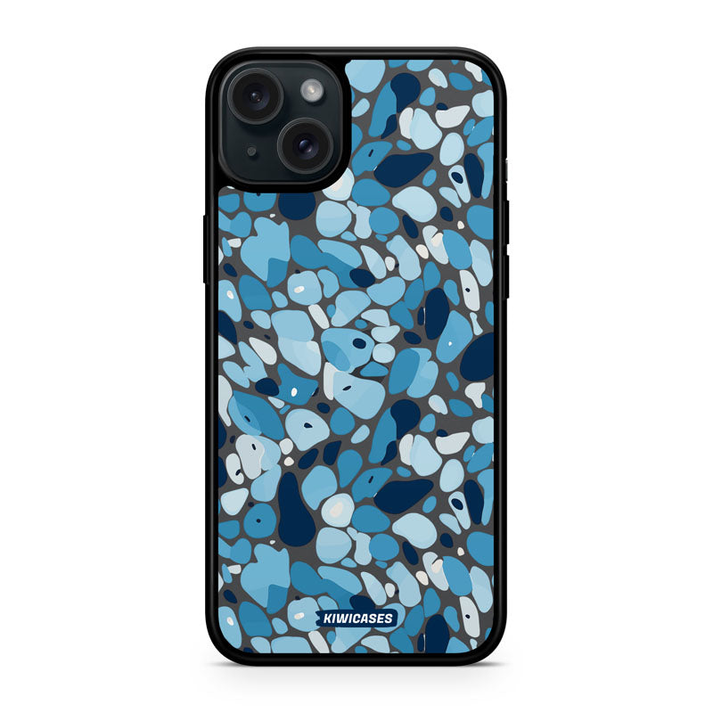 Blue Terrazzo - iPhone 15 Plus