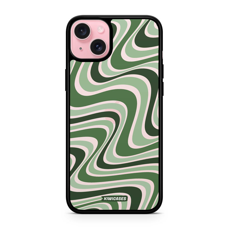 Wavey Green - iPhone 15 Plus