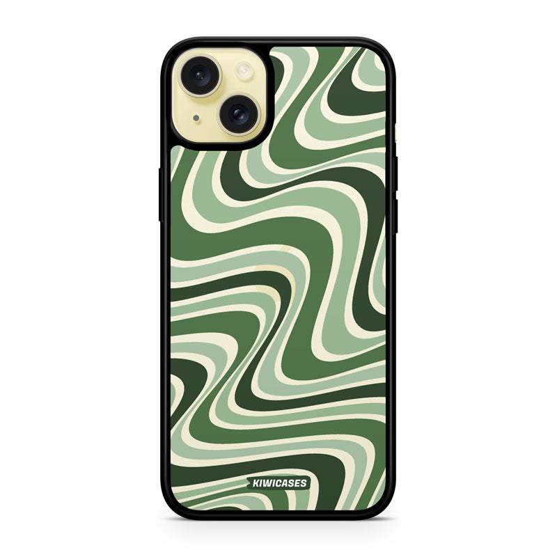 Wavey Green - iPhone 15 Plus