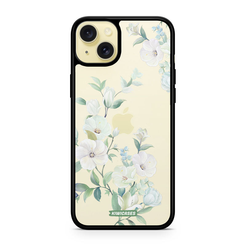 White Hibiscus - iPhone 15 Plus