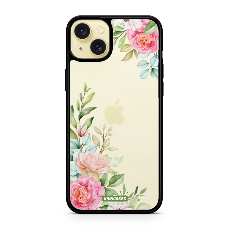 Pink Roses - iPhone 15 Plus