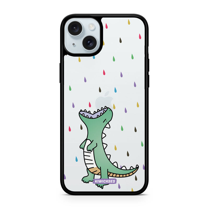 Dinosaur Rain - iPhone 15 Plus