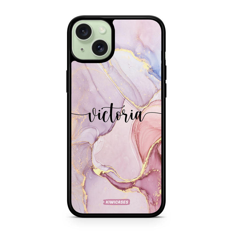 Lilac Watercolour - iPhone 15 Plus - Custom