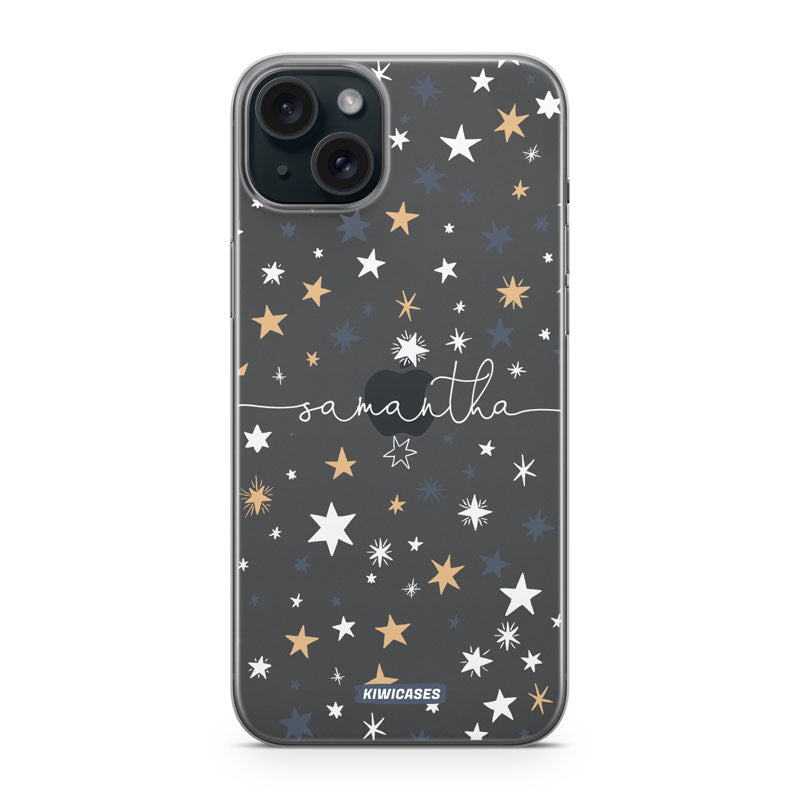 Starry Night White - iPhone 15 Plus - Custom