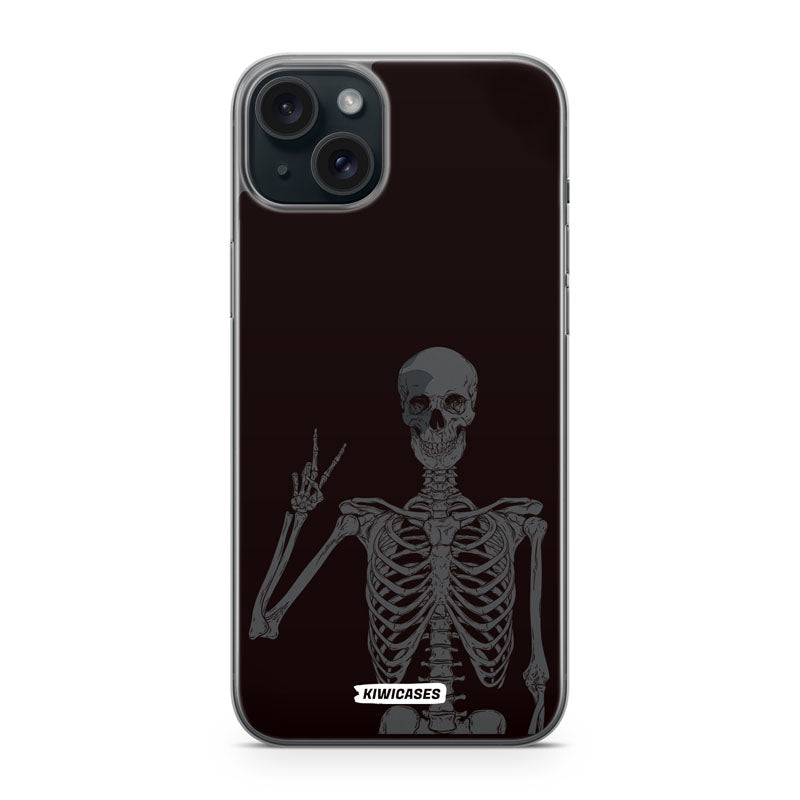 Skeleton Peace - iPhone 15 Plus