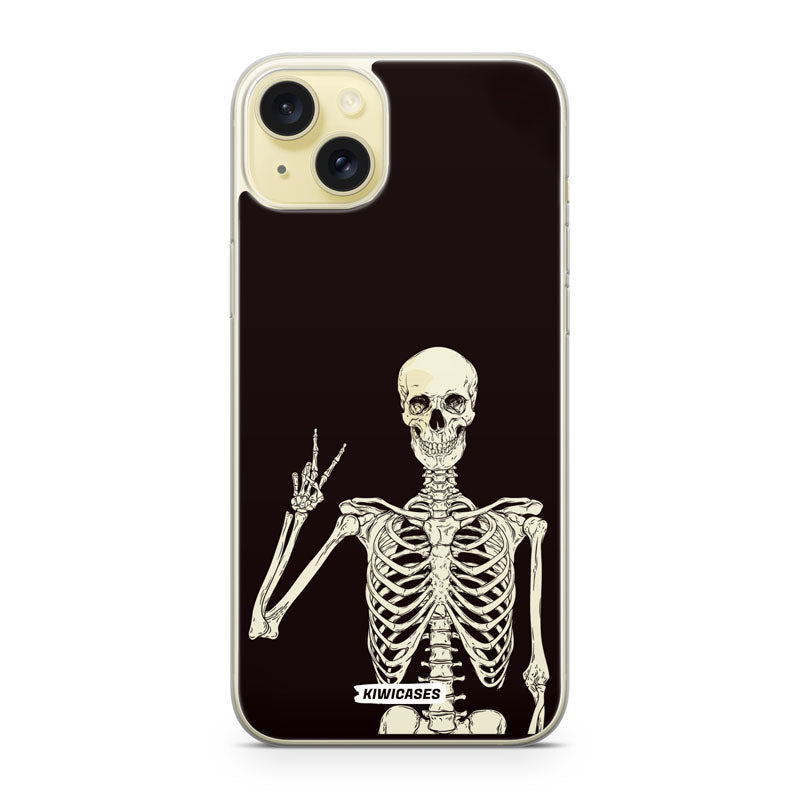 Skeleton Peace - iPhone 15 Plus