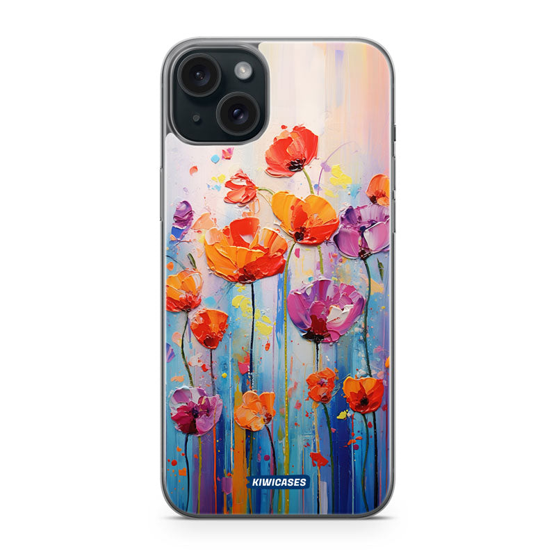 Painted Tulips - iPhone 15 Plus