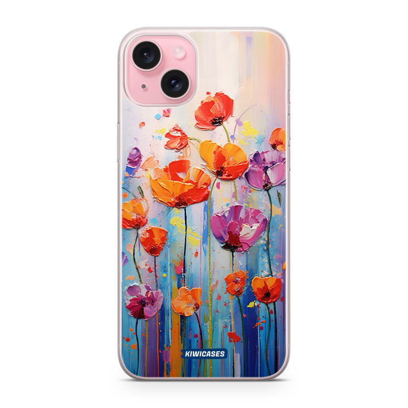Painted Tulips - iPhone 15 Plus