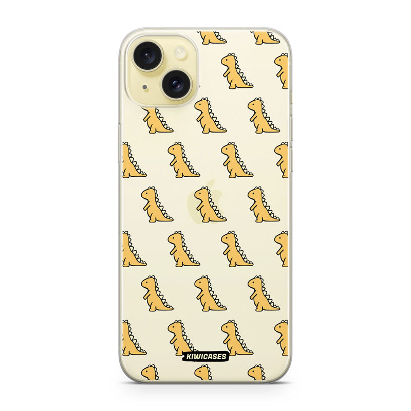 Yellow Dinosaurs - iPhone 15 Plus
