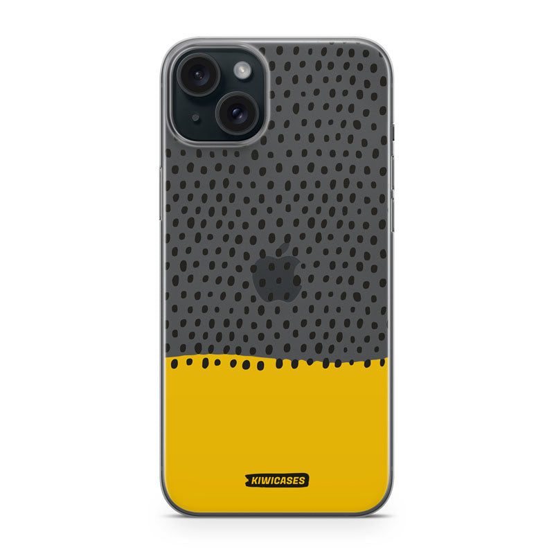Polka Yellow - iPhone 15 Plus