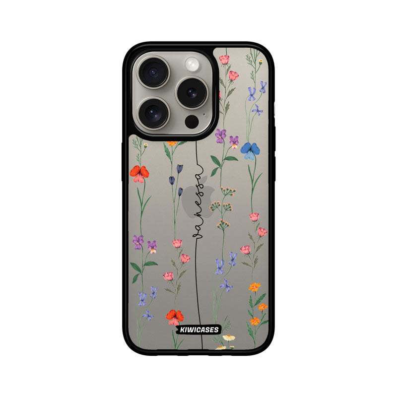 Floral String Black - iPhone 15 Pro - Custom