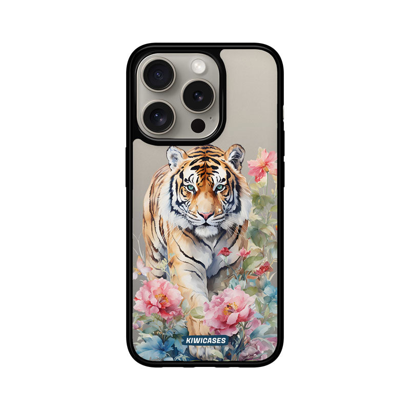 Floral Tiger - iPhone 15 Pro