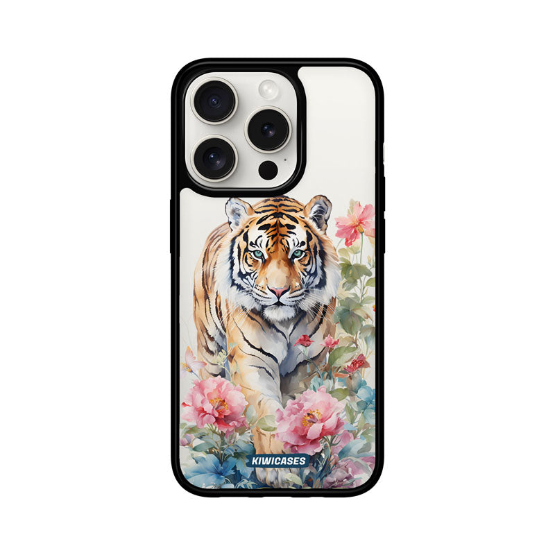 Floral Tiger - iPhone 15 Pro