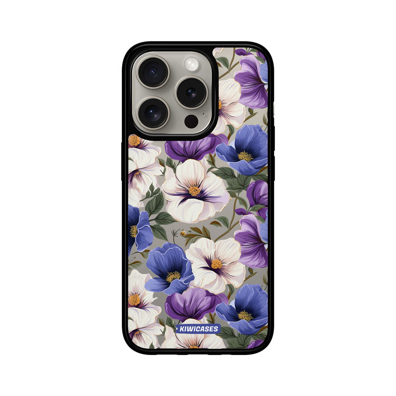 Purple Pansies - iPhone 15 Pro