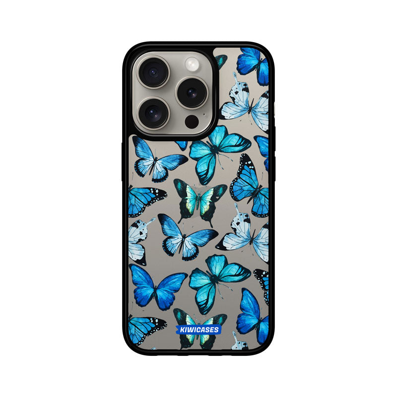 Blue Butterflies - iPhone 15 Pro
