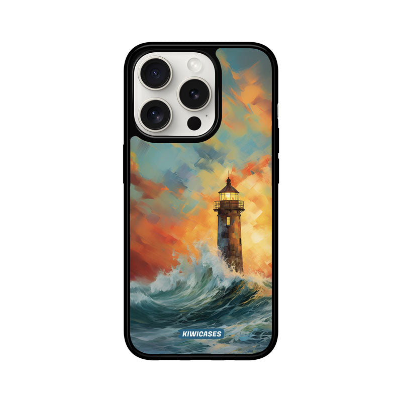 Sunset Lighthouse - iPhone 15 Pro