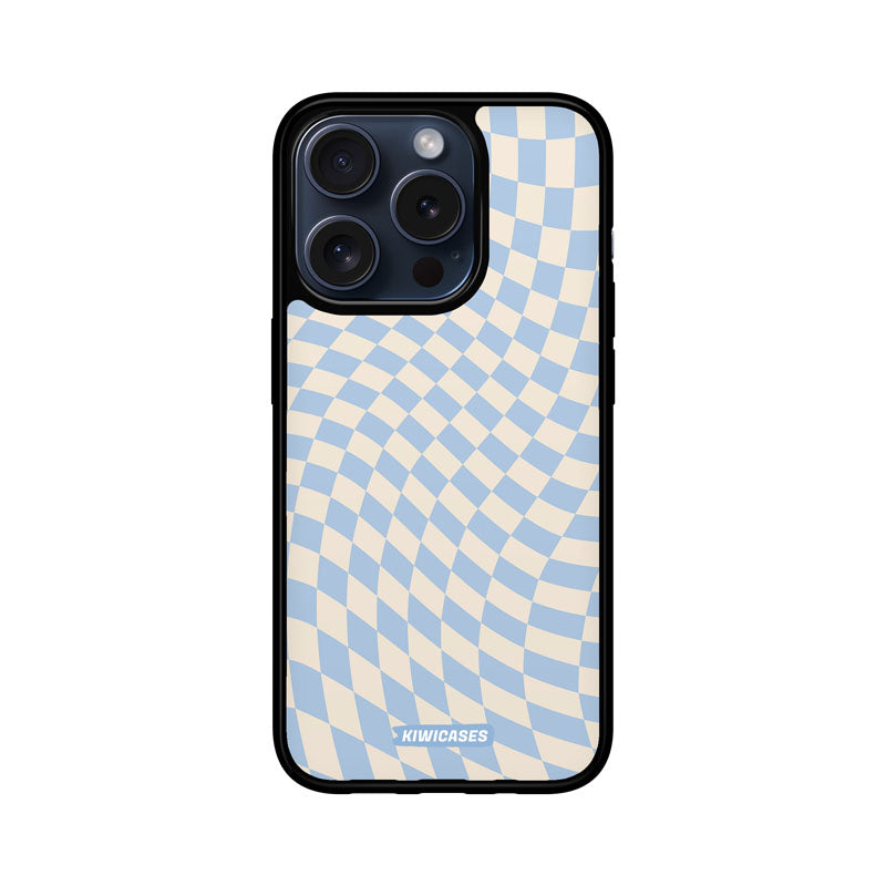 Blue Checkers - iPhone 15 Pro
