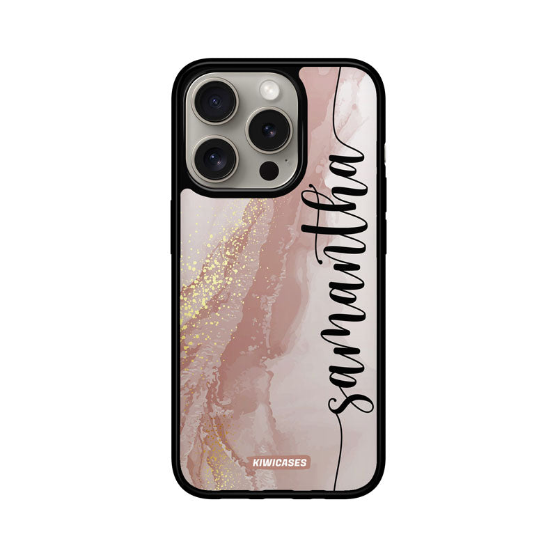 Dusty Pink Watercolour - iPhone 15 Pro - Custom