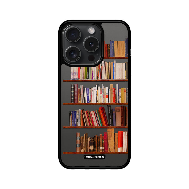 Library Bookshelf - iPhone 15 Pro